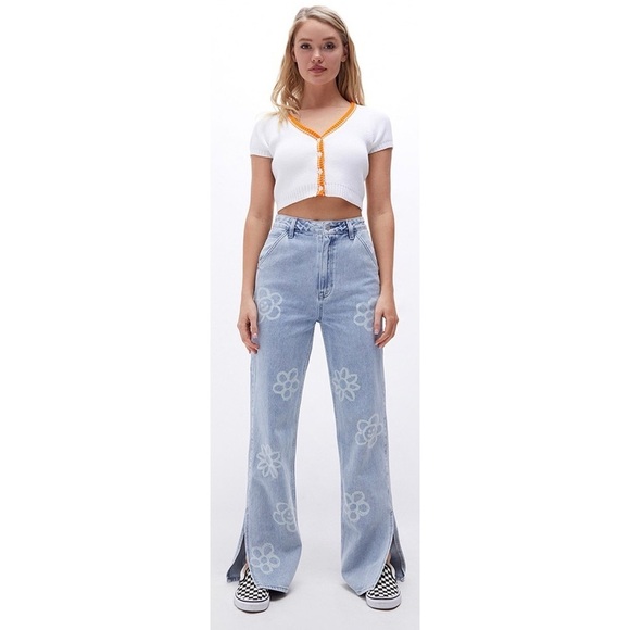 PacSun Daisy Boyfriend Carpenter Pants Jeans - Picture 2 of 15